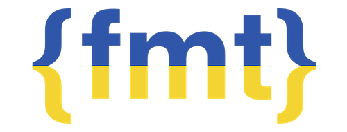 Logo for fmt