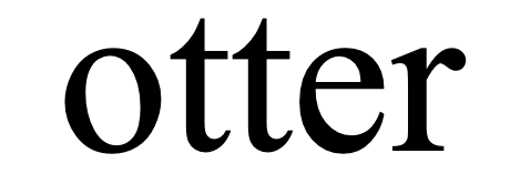 Logo for otter