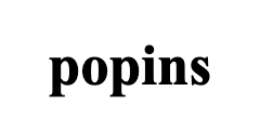 Logo for popins