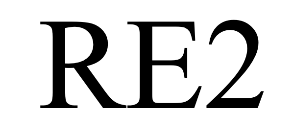 Logo for RE2